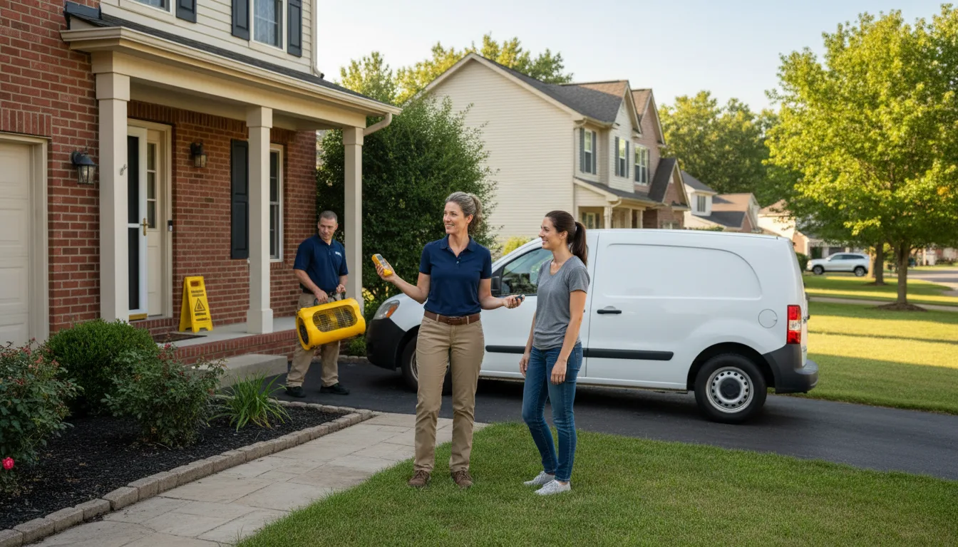 Water restoration image for Flood Water Cleanup, Removal And Restoration Services in Southgate, MI